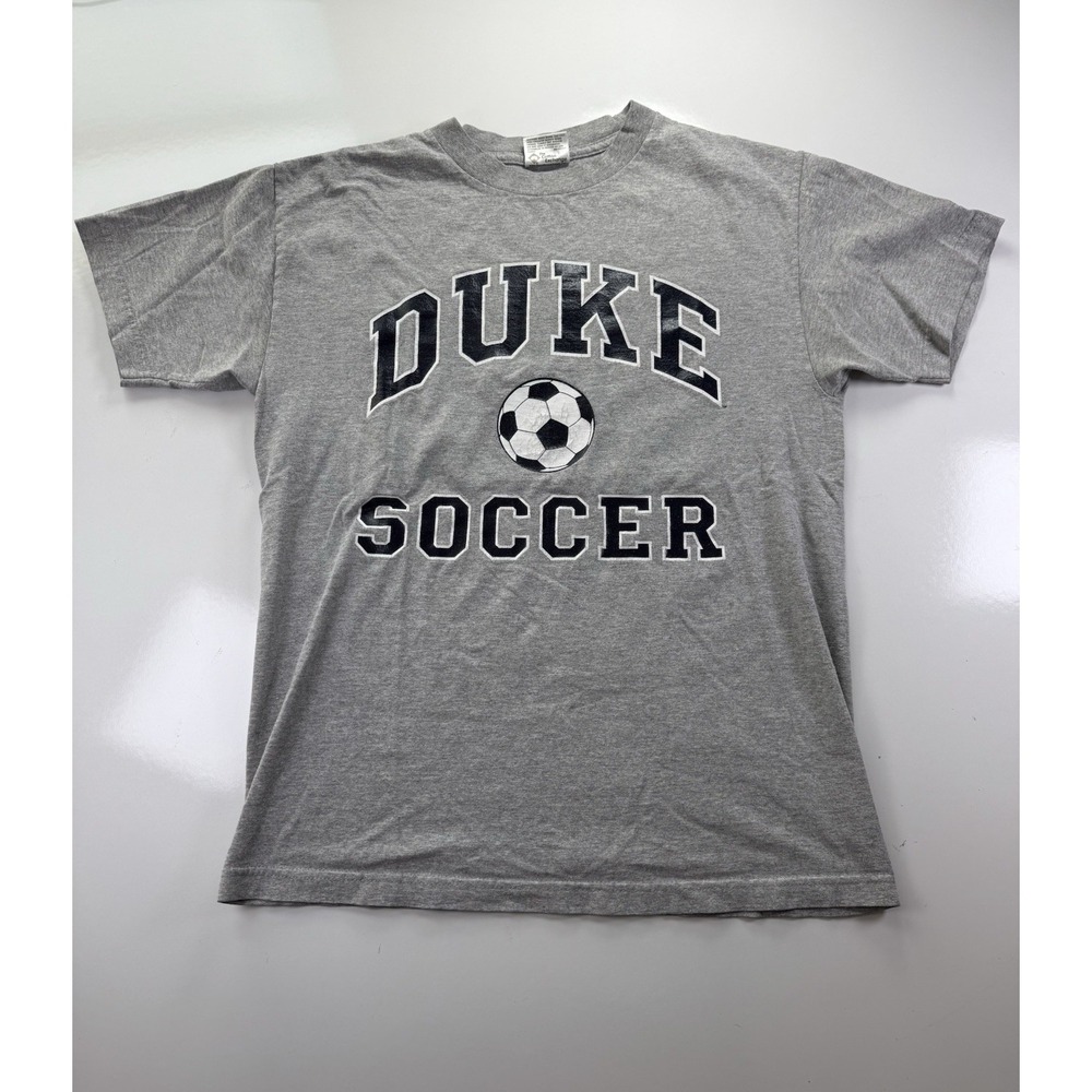 Vintage Duke Blue Devils Soccer University Store Cotton Exchange T-Shirt Med